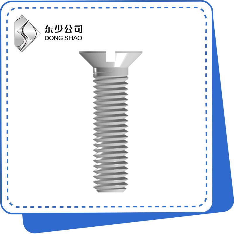 Mga Slotted Countersunk Head Turnilyo