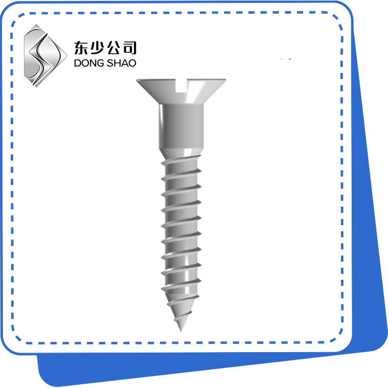 Mga Slotted Countersunk Head Wood Screw